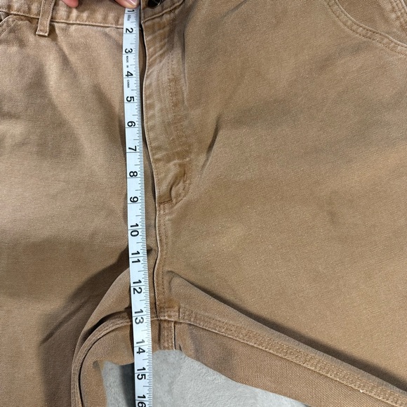 Vintage Carhartt B11 Brn Canvas Carpenter Pants Men's Sz 36x32 USA Made - Picture 9 of 11